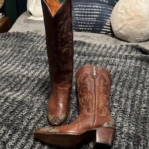 Brown Western Leather Boots